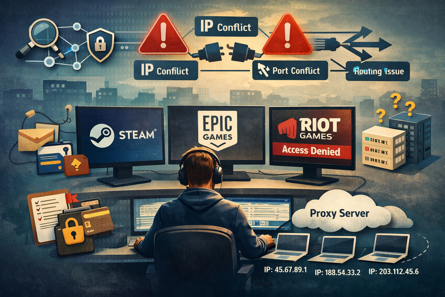 Managing Multiple Game Accounts Without Connection Conflicts