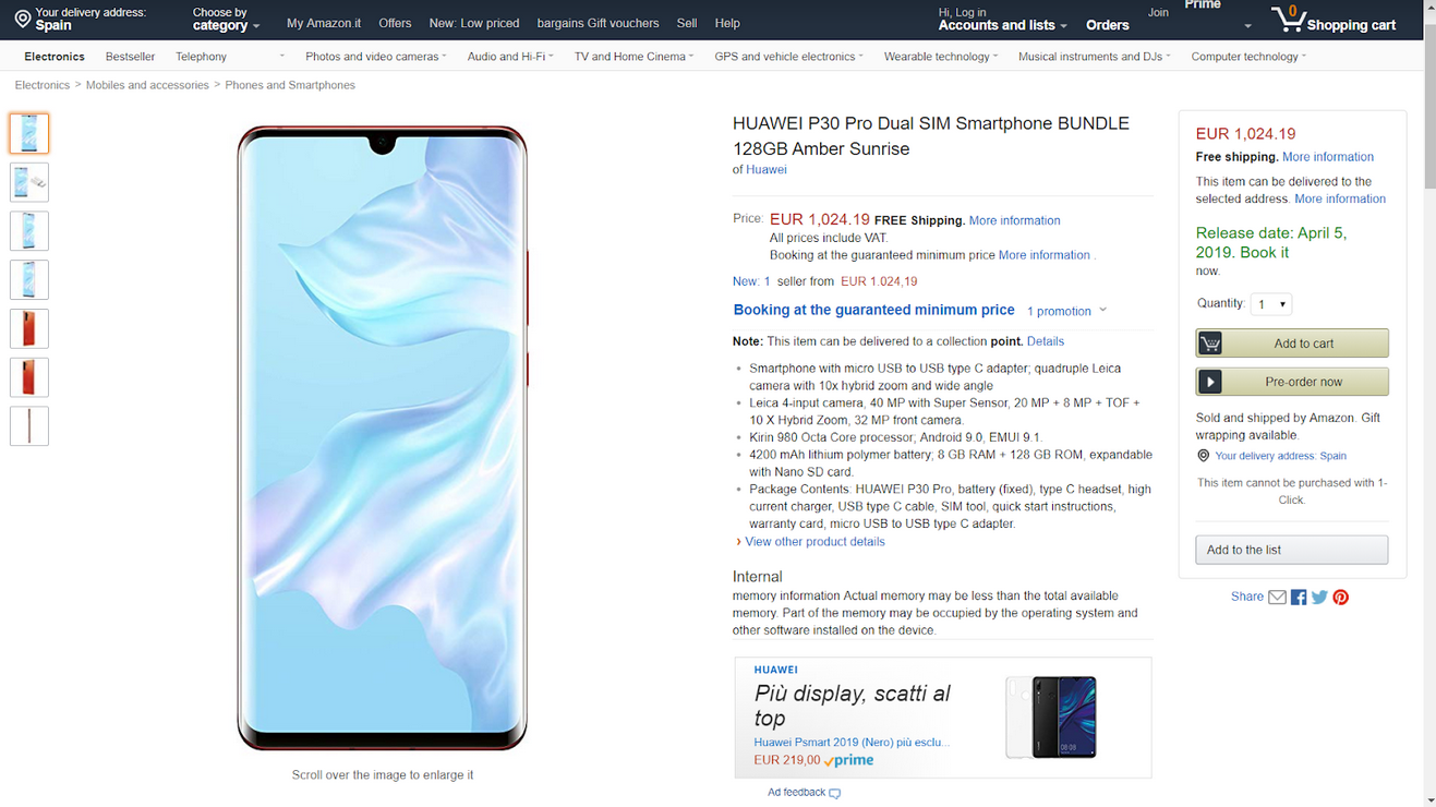 We have learned the possible release date of Huawei P30 Pro