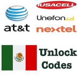 Desbloquear Huawei por el código IMEI de la red AT&T (Iusacell, Nextel, Unefon) au Mexique
