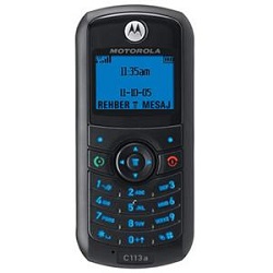 Déverrouiller par code votre mobile Motorola C113a
